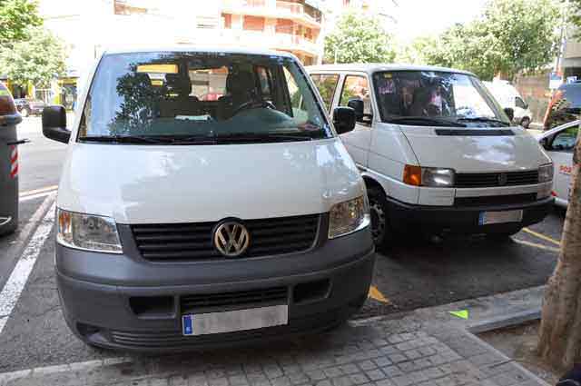 Aquí se aprecian las diferencias entre el T5, a la izquierda, y el T4