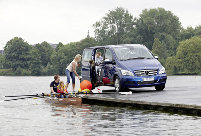 La gama convencional de los Viano de Mercedes Benz es un gran monovolumen familiar que ofrece un buen nivel de confort.